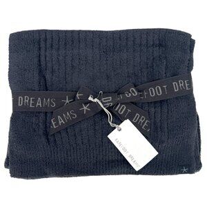 Barefoot Dreams CozyChic Lite Ribbed Scarf Black Size OS NWT